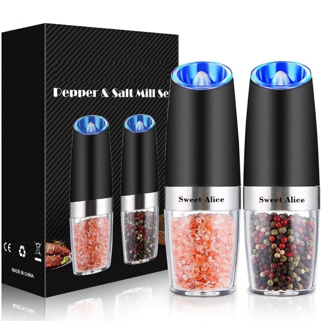 Automatic Salt and Pepper Grinder Gravity Sensor with LED Light